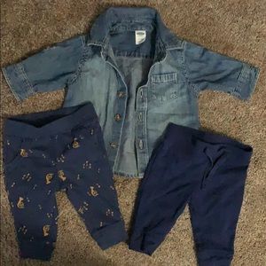 Old Navy baby boy 0-3 mths bundle